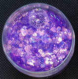 Fruit "Punch" Chunky Glitter Mix, Confetti, Nail Deco, Resin Fillers, Iridescent, Neon