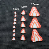 20mm Strawberry Slices Faux Clay Sprinkles Resin Fillers