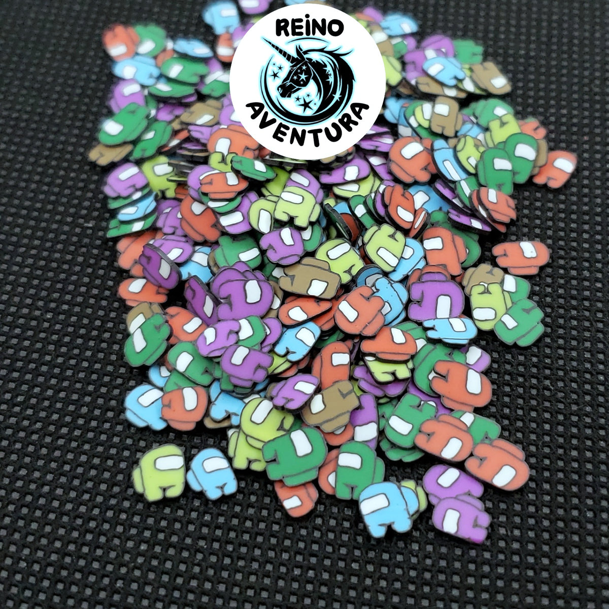 Among Us Mix Clay Sprinkles Resin Fillers – Overtime Glitter