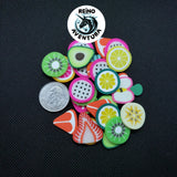 20mm Fruit Mix, Fimo Slices