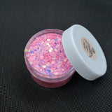Andromeda Opal Glow in the Dark Glitter, Color Shift, Chunky Glitter