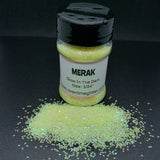 Iridescent Glow in the Dark Glitter, Color Shift, Chunky Glitter