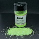 Iridescent Glow in the Dark Glitter, Color Shift, Chunky Glitter