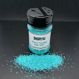 Iridescent Glow in the Dark Glitter, Color Shift, Chunky Glitter