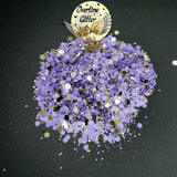 Charoite Chunky Satin/Metallic Mix