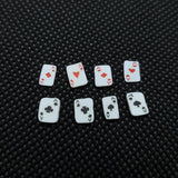Playing Cards, Poker Of Aces, Clay Sprinkles, Fimo Slices, Embellishments, Nail Deco, Resin Fillers