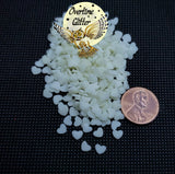 Glow In The Dark Hearts Fimo Clay Slices