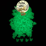 Glow In The Dark Mouse Heads Fimo Clay Slices