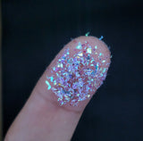 Mini Iridescent Glitter Flakes Light Weight
