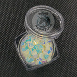 Glow in the Dark, 3mm Hearts, Glitter, Color Shift, Chunky, Confetti