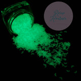 3mm Moons, Glow In The Dark, Glitter, Confetti, Nail Deco, Resin Fillers, Halloween, Kawaii, For Epoxy