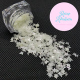 Butterflies, Glow In The Dark, 3mm Glitter, Translucent, Confetti, Nail Deco, Resin Fillers, Halloween, Kawaii, For Epoxy