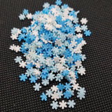 Snowflakes Mix, Clay Sprinkles Fimo Slices