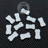 Bones, 8mm, Fimo Slices, Clay Sprinkles, Embellishments, Resin Fillers, Halloween