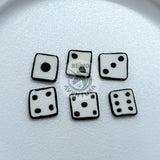 Lucky Dice, Clay Sprinkles, 5mm Fimo Slices