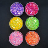 Fruit "Punch" Chunky Glitter Mix, Confetti, Nail Deco, Resin Fillers, Iridescent, Neon