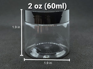 2oz / 60ml Jars (12 Jars Set)