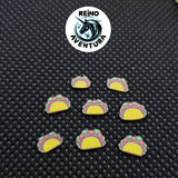 Mini Tacos, Slices, Clay Sprinkles, Fimo Slices, Embellishments, Nail Deco, Resin Fillers