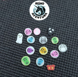 Spooky Halloween Mix Clay Sprinkles, Fimo Slices, Embellishments, Nail Deco, Resin Fillers