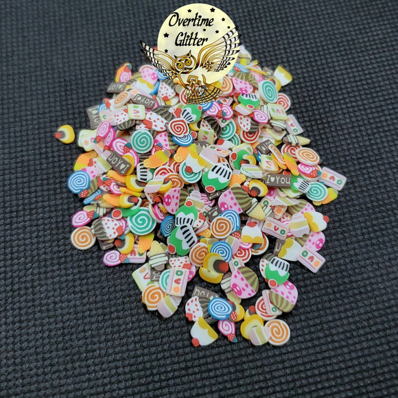 Mini Dessert Mix, Clay Sprinkles, Fimo Slices