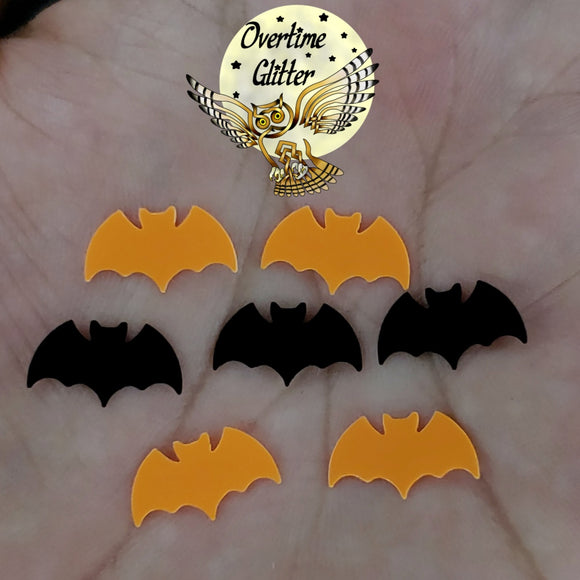 Bats Sequins Fimo Clay Slices