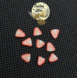 Strawberry 5mm Clay Sprinkles Fimo Clay Slices