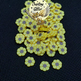 Sunflowers 10mm Fimo Clay Slices