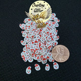 Santa Claus, Clay Sprinkles, Fimo Slices, Embellishments, Nail Deco, Resin Fillers, Christmas