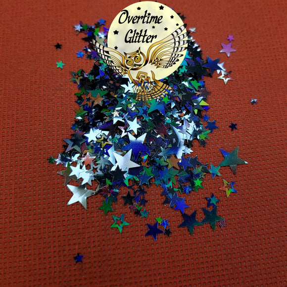 Silver Paw Glitter Shapes, confetti, Resin Fillers – Overtime Glitter