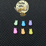 Bunny Peeps Mix, Clay Sprinkles, Fimo Slices