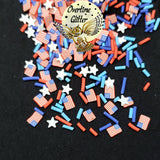 4th of July Clay Sprinkles Resin Fillers