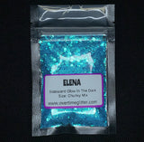 Iridescent Glow in the Dark Glitter Chunky Glitter