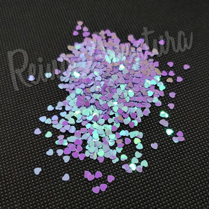 3mm Purple Hearts