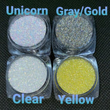 Glass Micro Beads, Translucent, Iridescent, 0.6-0.8mm