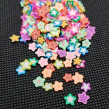 Star Flowers Mix, Clay Sprinkles, Fimo Slices, Embellishments, Nail Deco, Resin Fillers