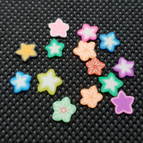 Star Flowers Mix, Clay Sprinkles, Fimo Slices, Embellishments, Nail Deco, Resin Fillers