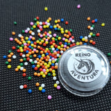 Colorful Mix, Caviar Beads, Glass Sprinkles, For Resin, Miniatures, Holiday