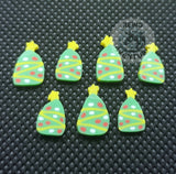 Christmas Tree, Clay, Fimo Slices, For Resin, Miniatures, Holiday